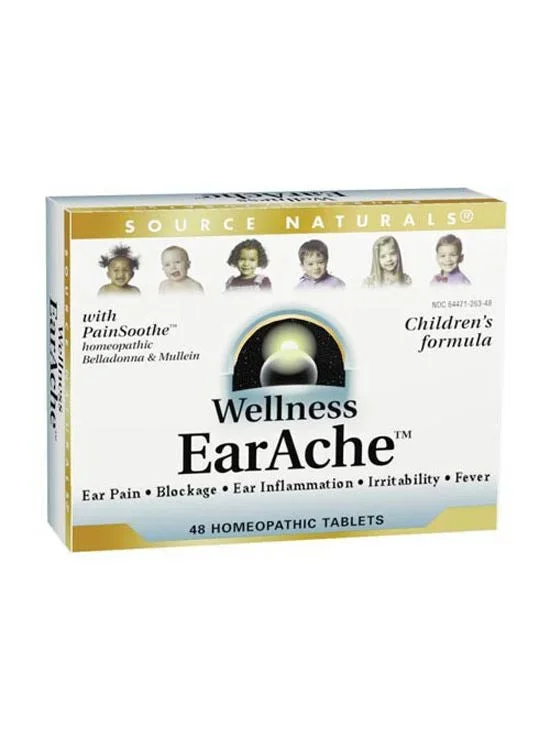 Source Naturals, Wellness Earache Homeopathic Bio Aligned, 48 ct