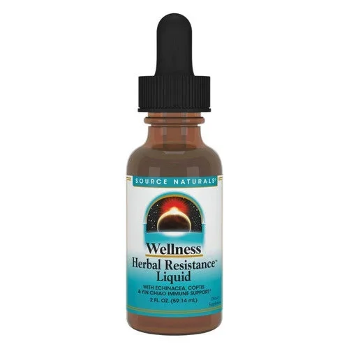 Source Naturals, Wellness Herbal Resistance Liquid Standard Formula, 2 Oz
