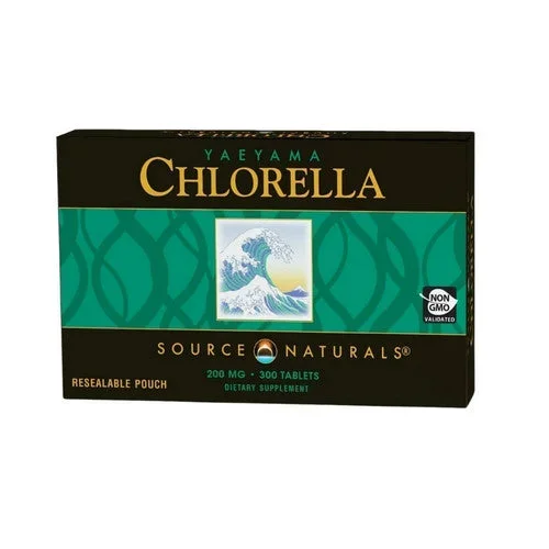Source Naturals, Yaeyama Chlorella, 200 mg, 300 Tabs