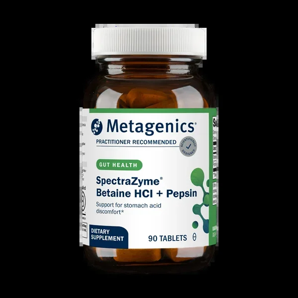 SpectraZyme Betaine HCl + Pepsin (Formerly known as SpectraZyme Metagest)