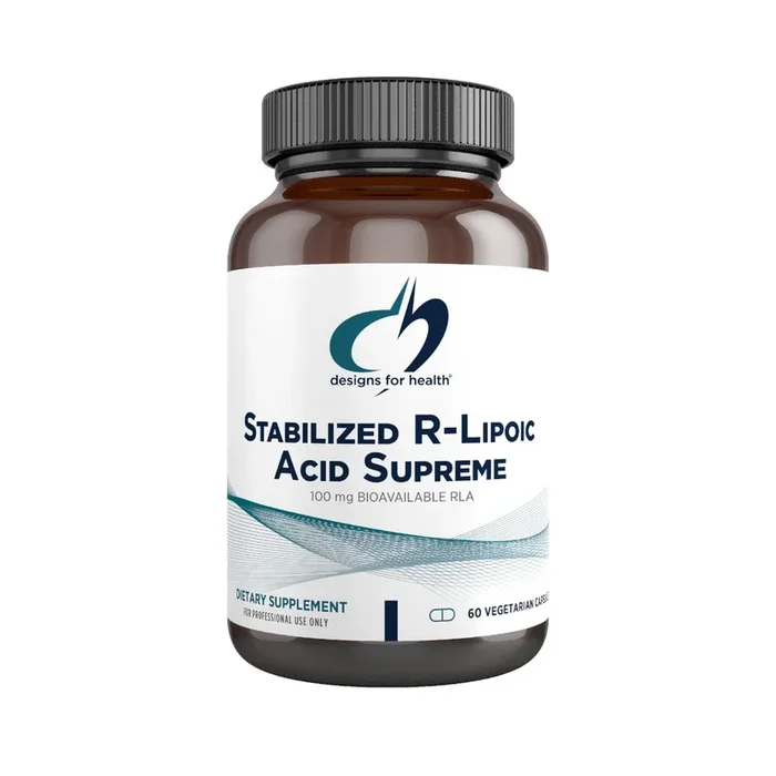 STABILIZED R-LIPOIC ACID SUPREME 60 capsules by Designs For Health