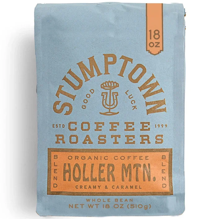 Stumptown Coffee Roasters, Medium Roast Organic Whole Bean Coffee – Holler Mountain 18 Ounce Bag With Flavor Notes Of Citrus Zest, Caramel And Hazelnut