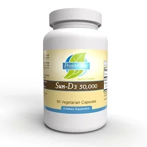 Sun D3 50,000IU (90 Vegetarian Capsules)