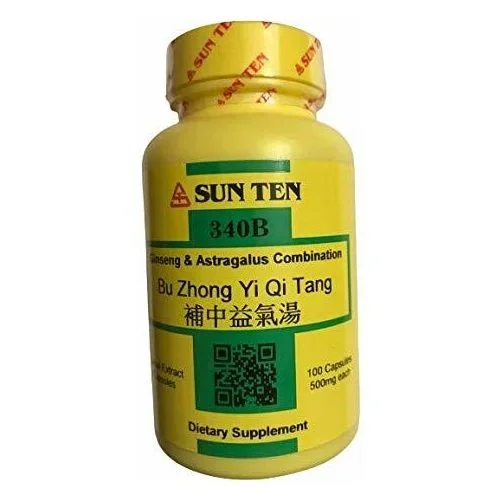 Sun Ten – Ginseng & Astragalus Combination Capsules/Bu Zhong Yi Qi Tang/補中益氣湯