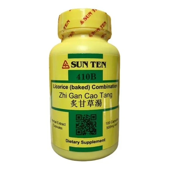Sun Ten – Licorice (Baked) Combination Capsules/Zhi Gan Cao Tang/????