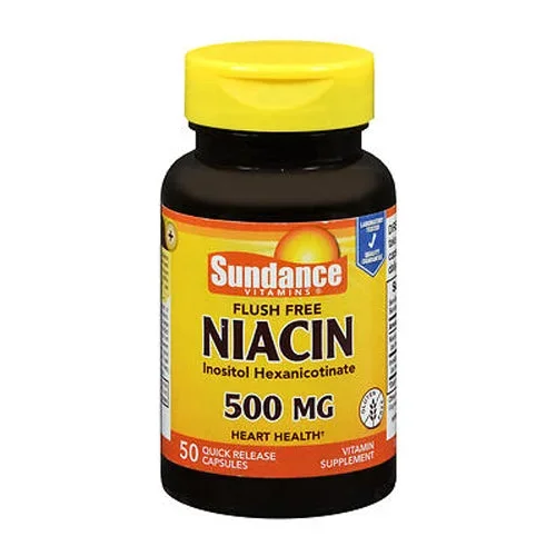 Sundance, Niacin Inositol Hexanicotinate Quick Release, 500 mg, 50 Caps