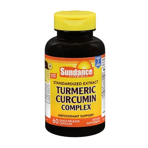 Sundance, Turmeric Curcumin Complex Quick Release Capsules, 60 Caps