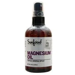 Sunfood Magnesium Oil – Topical Mineral Spray 4 fl.oz