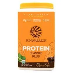 SunWarrior Classic Plus – Organic Plant-Based Protein Chocolate 750 grams