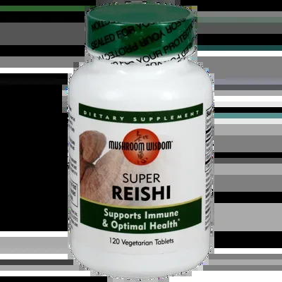 Super Reishi 120 tablets by Mushroom Wisdom