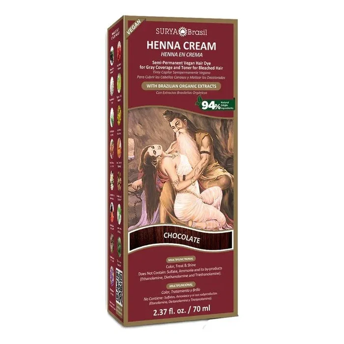 Surya Nature, Inc Henna Chocolate Cream 2.31 oz Cream