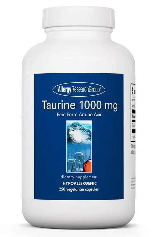 Taurine 1000 Mg 250 Vegetarian Capsules by Allergy Research