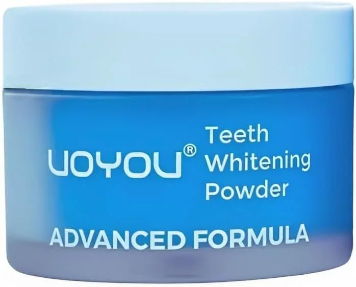 Teeth Whitening Powder, Dentist Approved-Repair Enamel & Sensitivity-Free Tooth Powder, 6 Month Whitener Supply, Tea, Coffee, Wine & Smoking Stains Remover, Peroxide Free Powder, Cool Mint Flavour