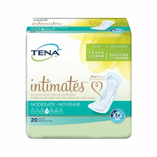 Tena, Bladder Control Pad 11 Inch Length Moderate Absorbency 54284, Case Of 6
