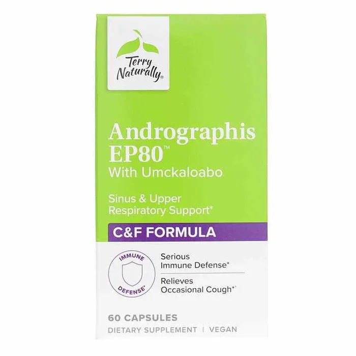 Terry Naturally Andrographis EP80 with Umckaloabo