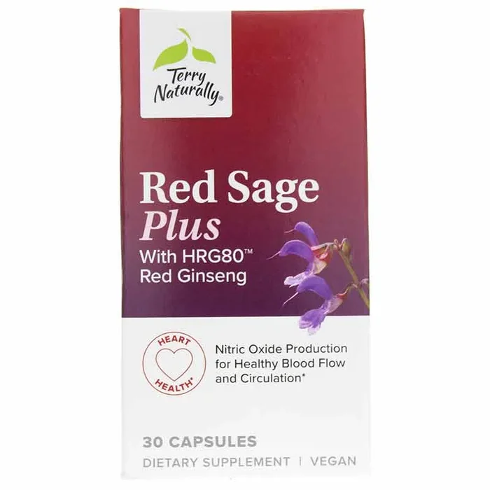 Terry Naturally Red Sage Plus with HRG80 Red Ginseng