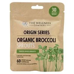 The Wellness Company Origin Series Organic Broccoli Sprouts 60 vcaps