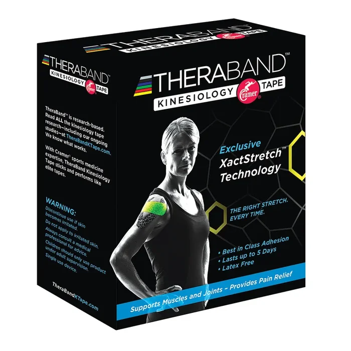 Theraband Kinesiology Tape Standard Roll 2″X16.4′ – Beige/Beige Print 1 EA