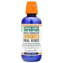 TheraBreath Healthy Gums Oral Rinse Clean Mint 16 fl.oz