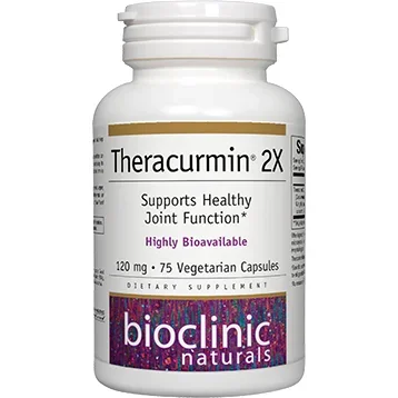 Theracurmin 2X 75 vegcaps By Bioclinic Naturals