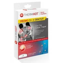 ThermHot Patchs Chauffants Cou / Dos / Epaule / Poignet x 4