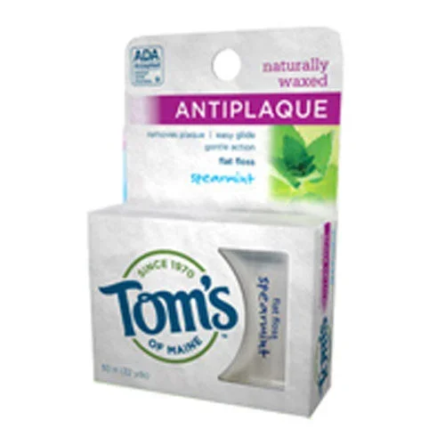 Tom’s Of Maine, Floss Anti-Plaque, Flat Spearmint 32 Yd