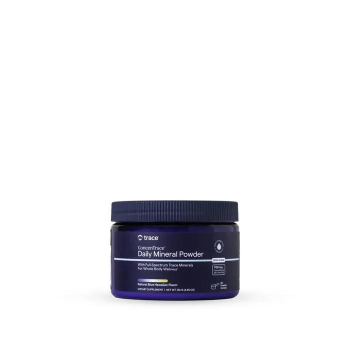 Trace Minerals ConcenTrace Powder Daily Mineral Powder Blue Hawaiian 132 g Powder