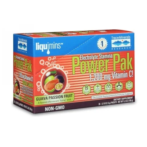 Trace Minerals, Electrolyte Stamina Power Pack, Pomegranate Blueberry 30 Packets