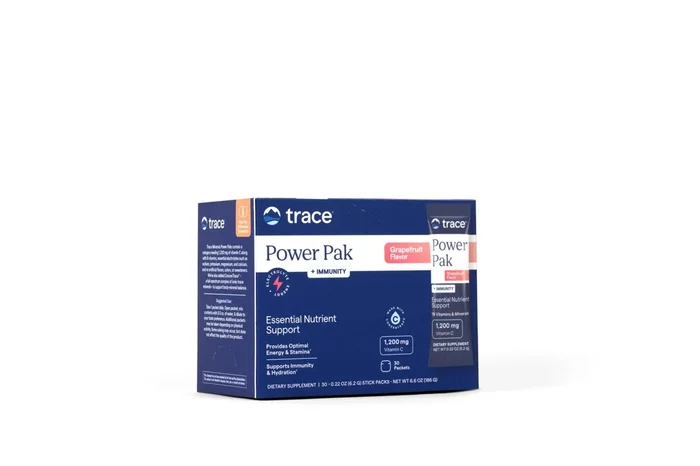 Trace Minerals Electrolyte Stamina Power Pak + Immunity – Grapefruit 30 Packets Box