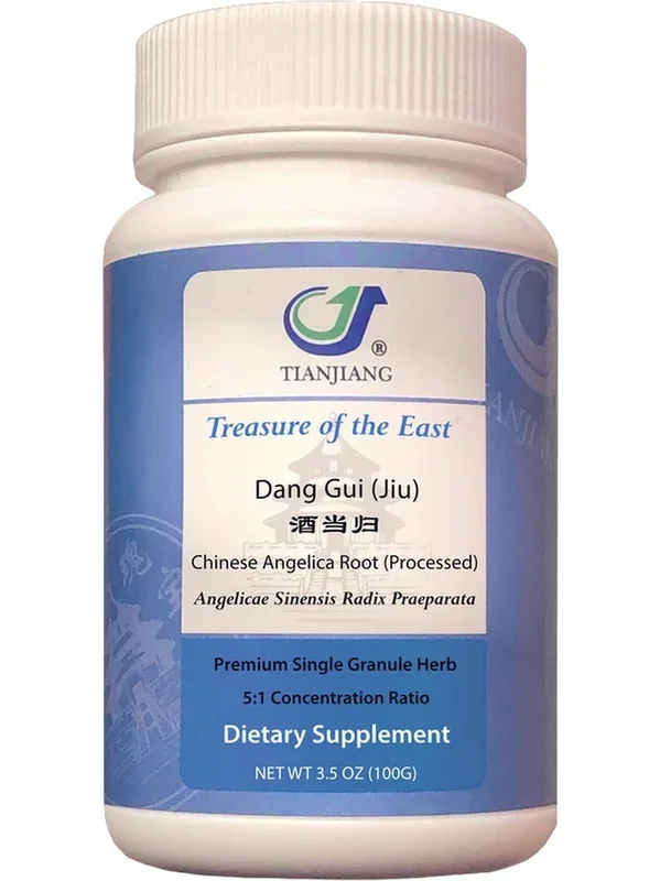 Treasure of the East, Dang Gui (Jiu), Chinese Angelica Root (Processed), 5:1 Extract Granules, 100 grams