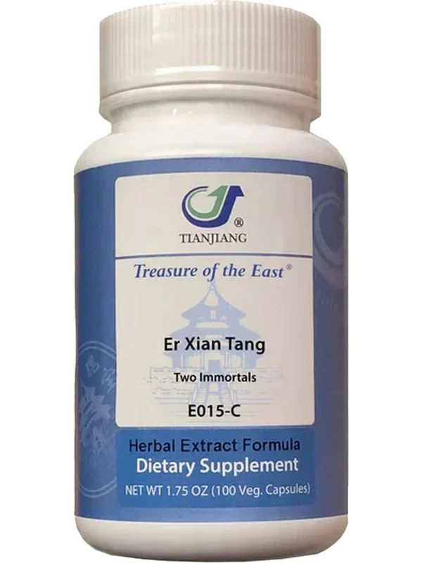 Treasure of the East, Er Xian Tang, Two Immortals, 100 Vegetarian Capsules