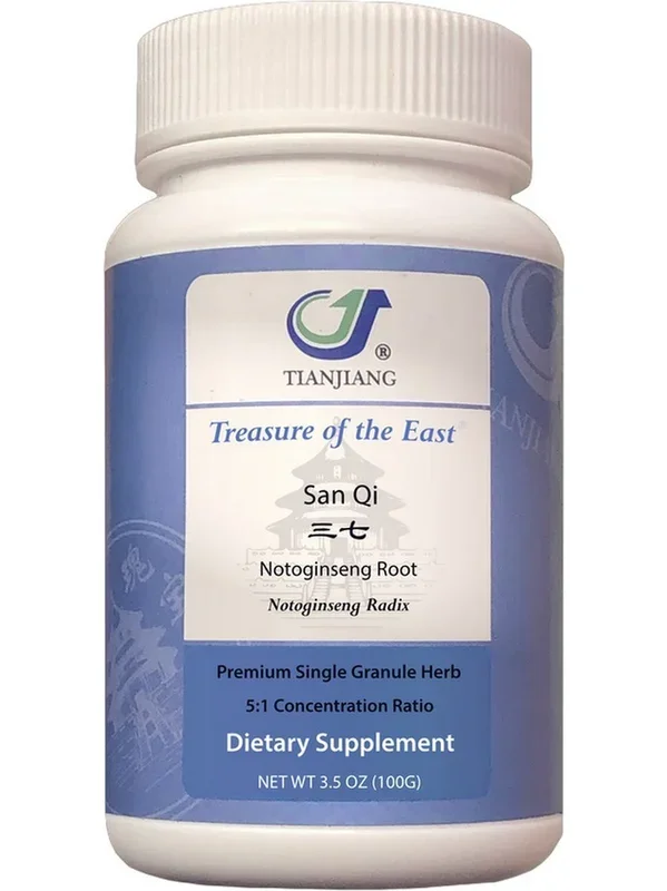 Treasure of the East, San Qi, Notoginseng Root, 5:1 Extract Granules, 100 grams