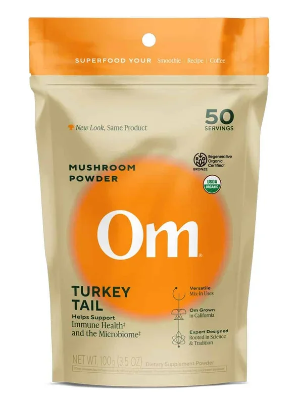 Turkey Tail (Trametes versicolor) by Om Organic Mushroom Nutrition