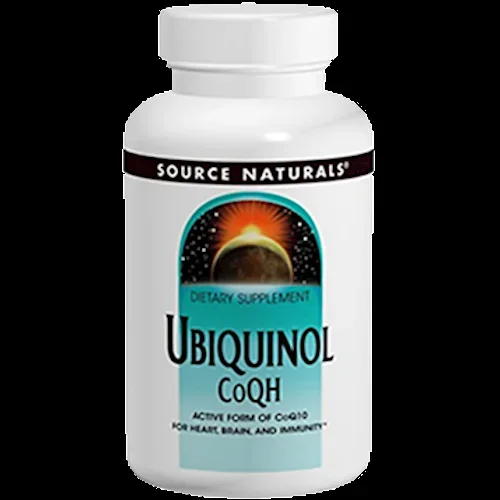 Ubiquinol CoQH 100mg 60 gels Source Naturals SN2116