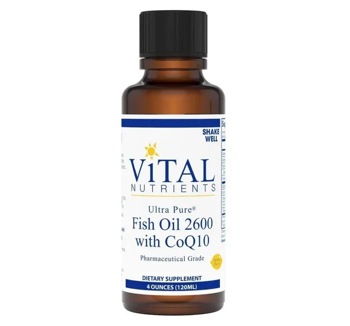 Ultra Pure® Fish Oil 2600 with CoQ10 – 4 oz