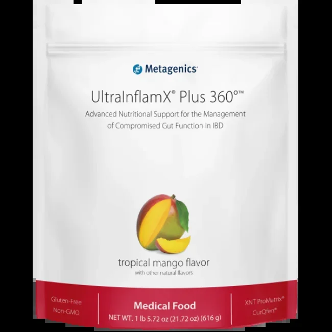 UltraInflamX Plus 360 Tropical Mango (14 Servings) by Metagenics