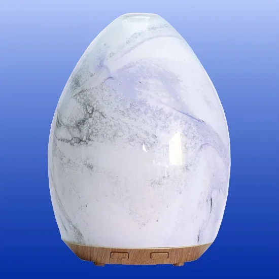 Ultrasonic Essential Oil Diffuser Glass Swirl