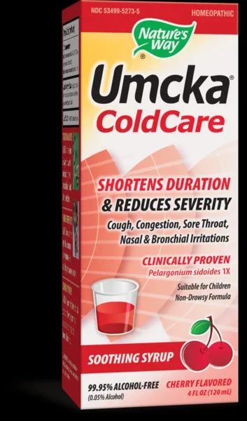 Umcka® ColdCare Alcohol Free Cherry Syrup 4 Ounces