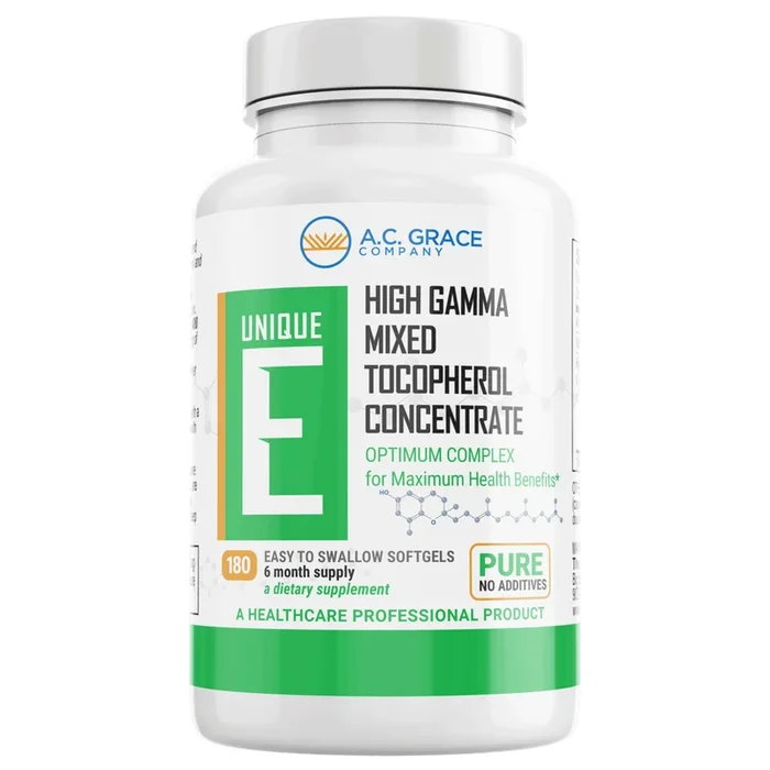 Unique E Tocopherols 180 softgels