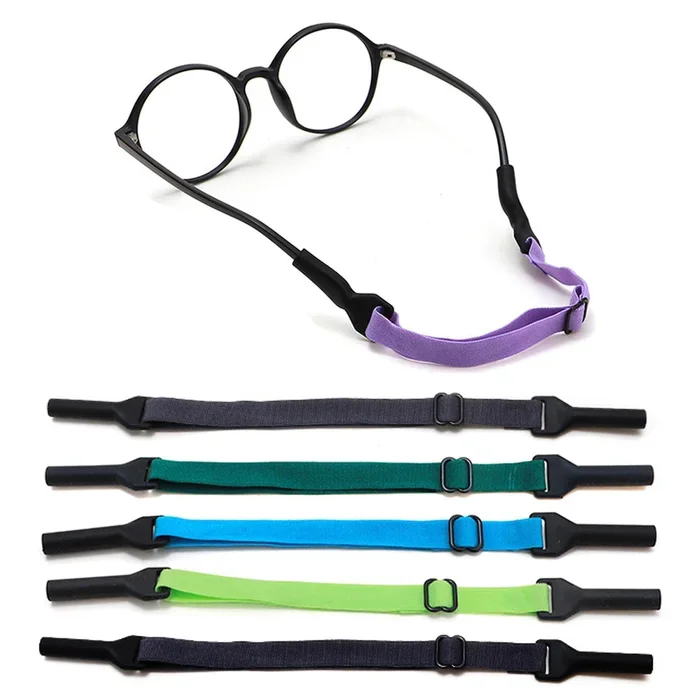 UPIONIC Adjustable Glasses Strap, No Tail Spectacle Straps, Kid’s Eyewear Holder Strap, Sport Sunglasses Eyewear retainer For Boy And Girl (Multiple Colors 1,5Pcs)