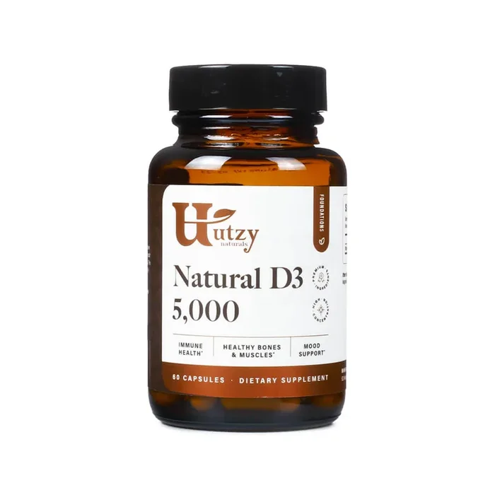Utzy Natural D3 5000 Capsules – Final Sale