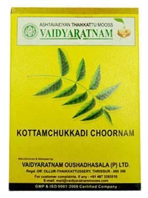 Vaidyaratnam Kottamchukkadi Choornam – 100 GM