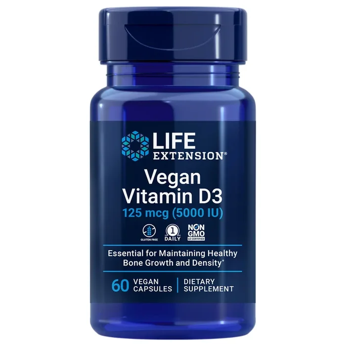 Vegan Vitamin D3 125 mcg 60 vegcaps