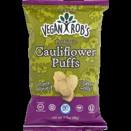 Veganrobs Cauliflowr Puffs with Probiotcs-3.5 oz