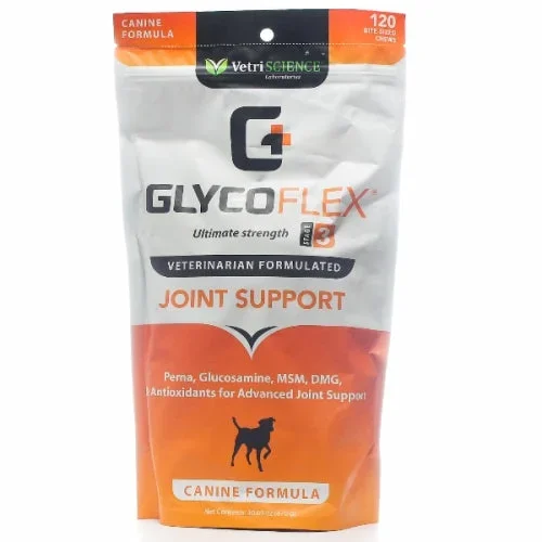 Vetri Science, Glycoflex Ultimate Strength Joint Support for Dogs, Canine Formula 120 Chews