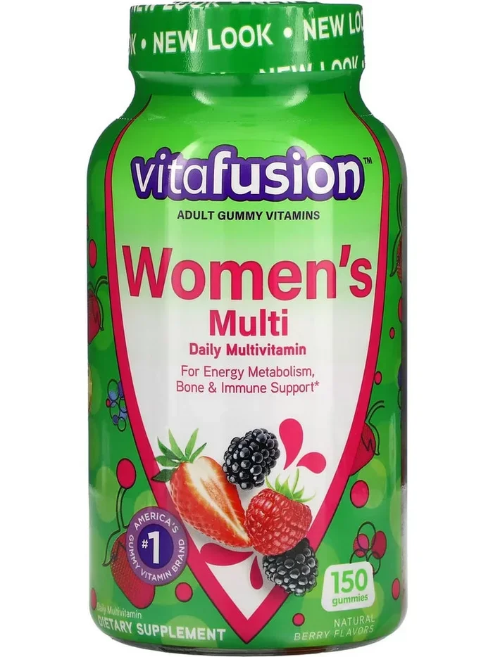 vitafusion, Women’s Multi, Daily Multivitamin, Natural Berry, 150 Gummies
