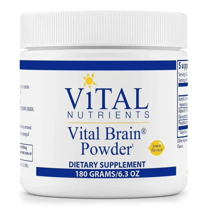Vital Brain Powder® Natural Lemon Flavor