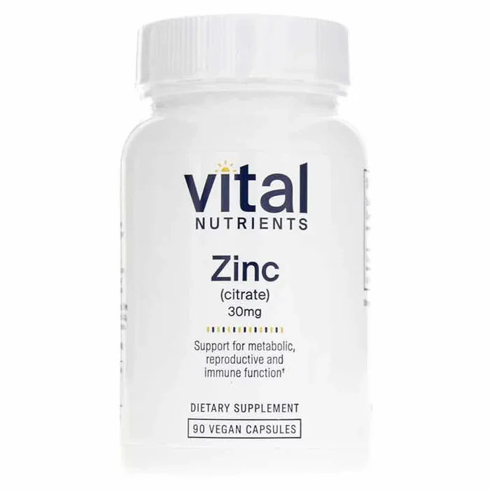 Vital Nutrients Zinc (citrate) 30 Mg