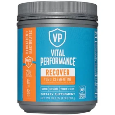 Vital Performance Recover – Hydration & Electrolytes Post-Workout – Yuzu Clementine (28.3 oz. / 21 Servings)