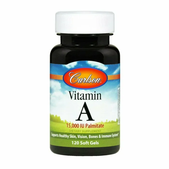 Vitamin A 15000 IU Palmitate 120 gels by Carlson Labs
